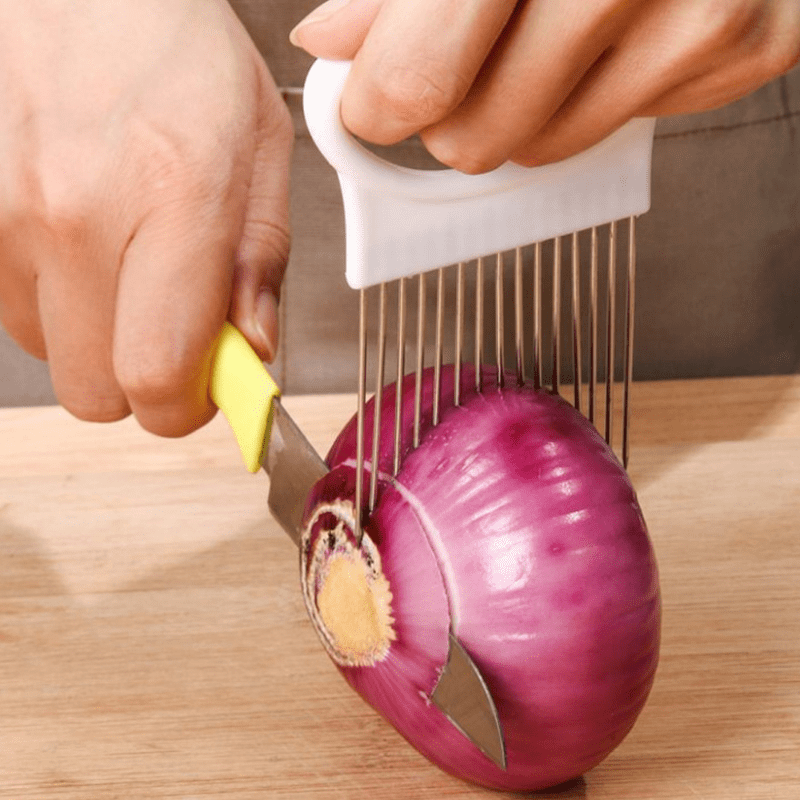Onion Holder Slicer - 1/4PC Stainless Steel Onion Needle Onion