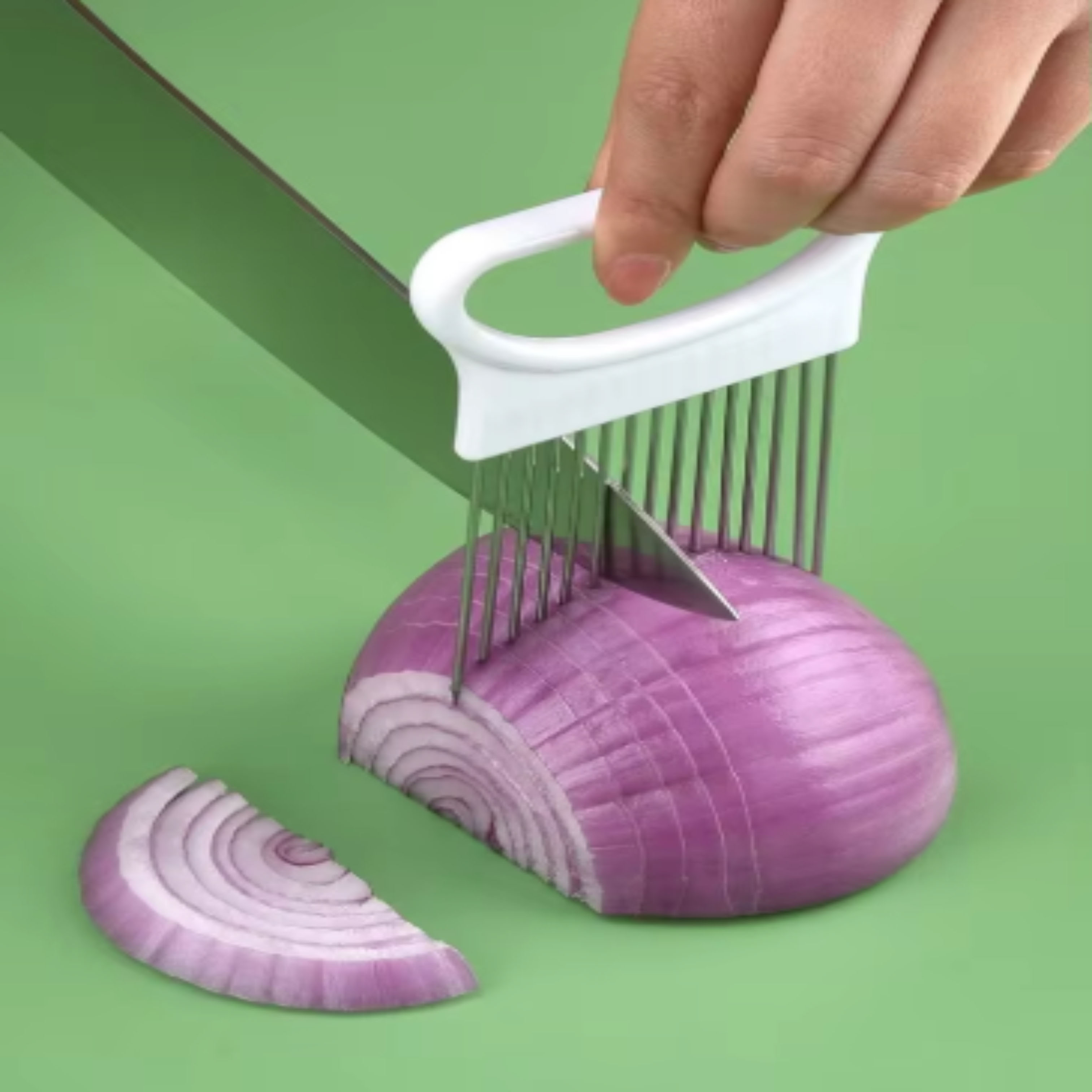 Onion Holder Slicer - 1pcs Kitchen Tools: Vegetable and Fruit