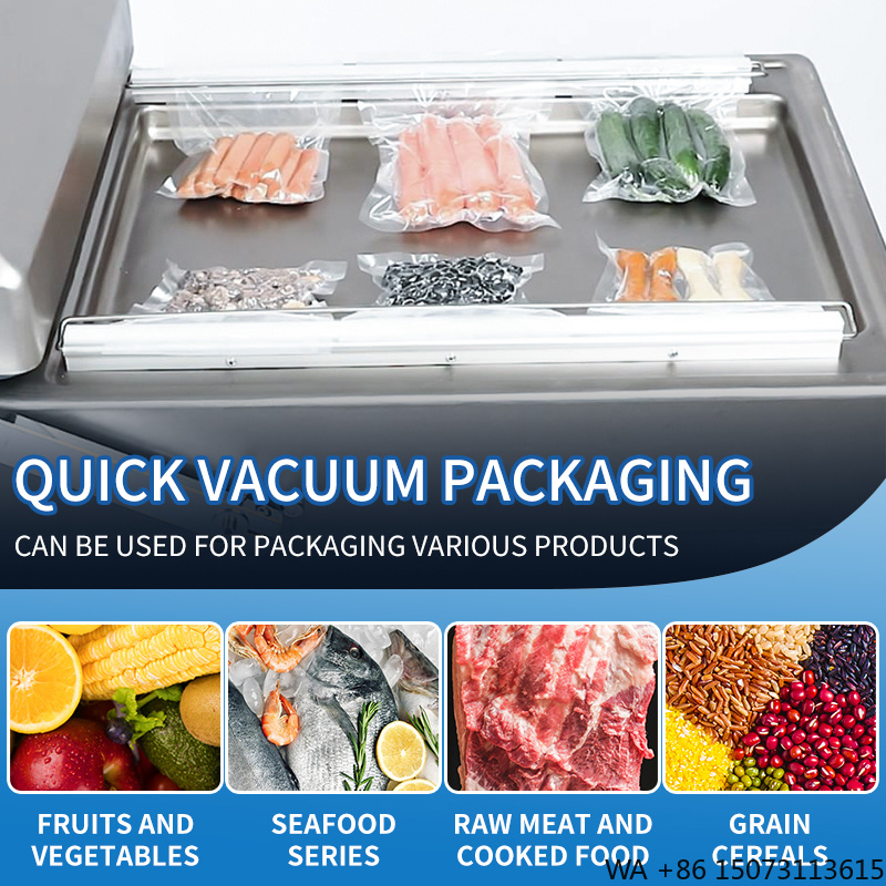 Meal Prep Kitchen - DZ-500 Commercial Vacuum Sealer Double Chamber