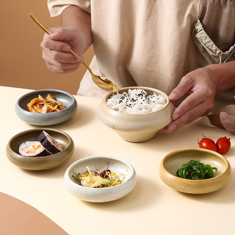 Sauce Dipping Cup - Japanese Retro Ceramic Snack Dish Personalized