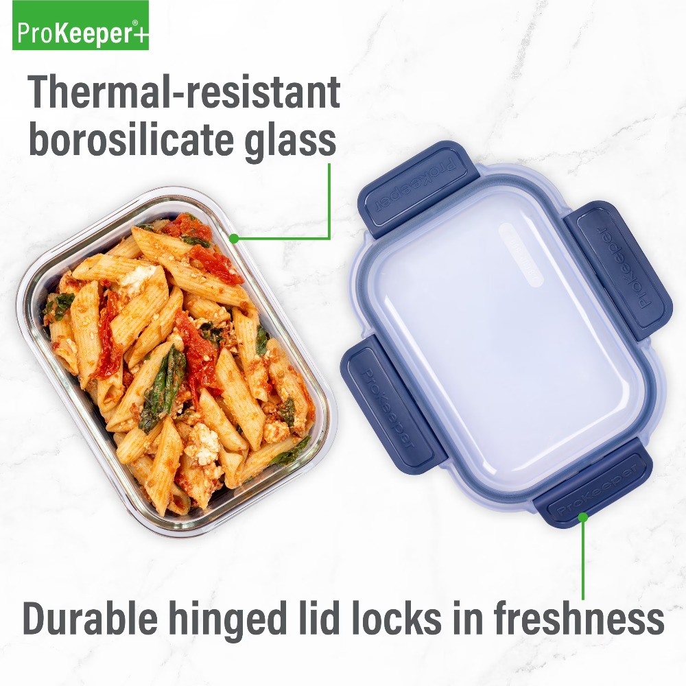 2.8 Cup Glass Food Storage Con - Meal Prep Glass Containers With Lids review and price