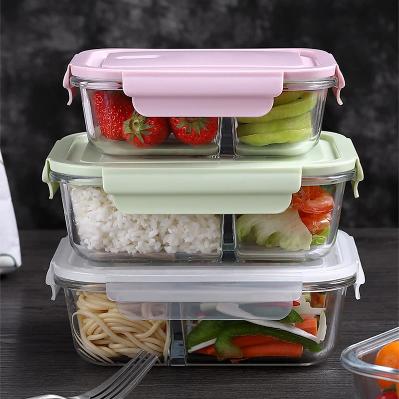 Glass Lunch Box Sealed Fresh-K - Meal Prep Glass Containers With Lids review and price