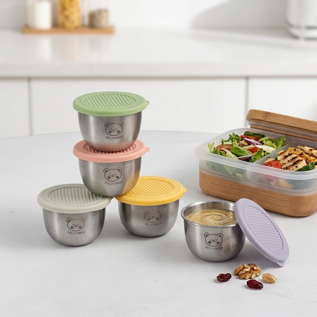 1/6Pcs 304 Stainless Steel Dre - Sauce Dipping Cup review and price