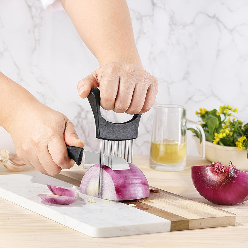 Stainless Steel Onion Slicer H - Onion Holder Slicer review and price