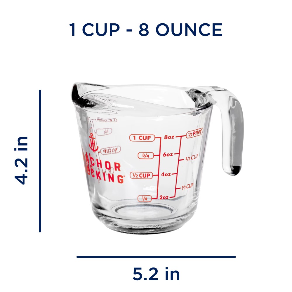 2-Pack Glass Measuring Cups Se - Meal Prep Kitchen review and price