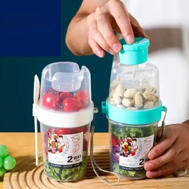 Oatmeal Yogurt Salad Cup Porta - Meal Prep Oatmeal Jars review and price
