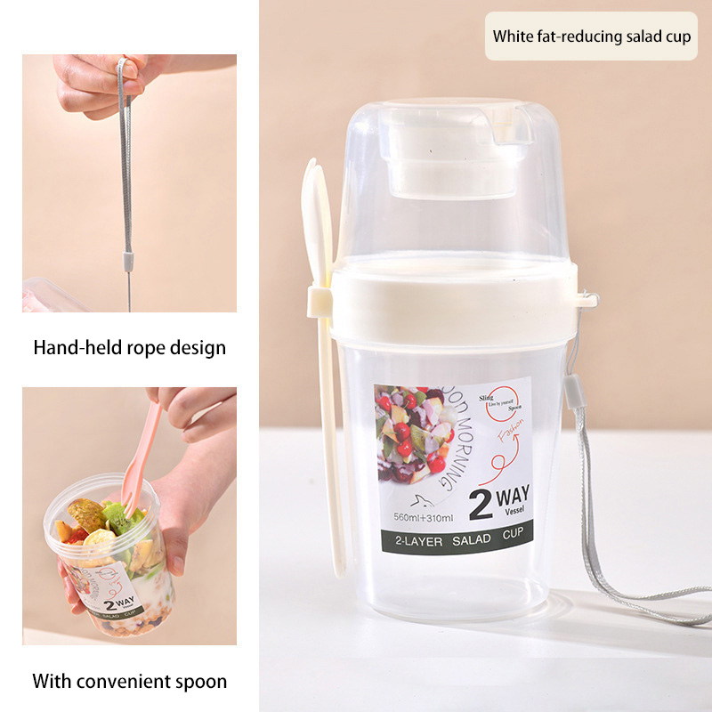 Portable Breakfast Salad Cup W - Meal Prep Oatmeal Jars review and price
