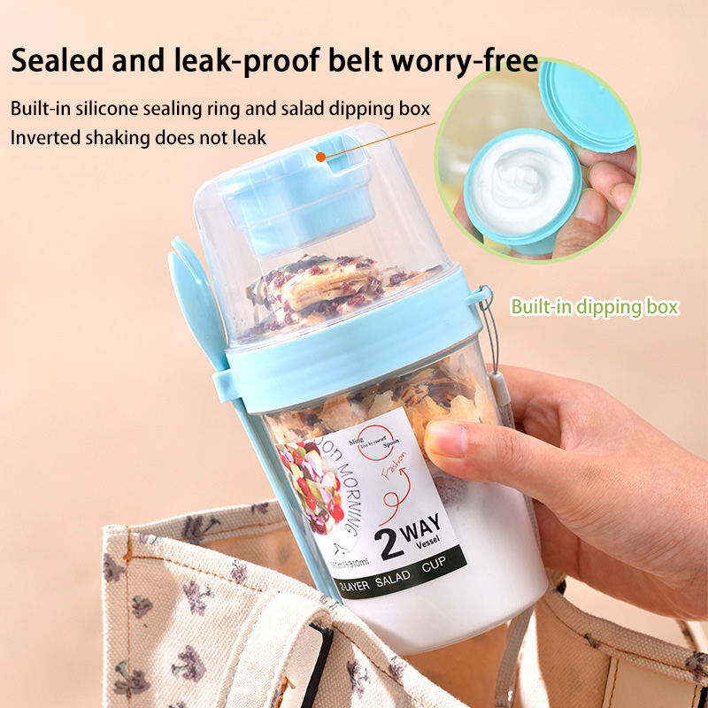 Portable Breakfast Salad Cup W - Meal Prep Oatmeal Jars review and price