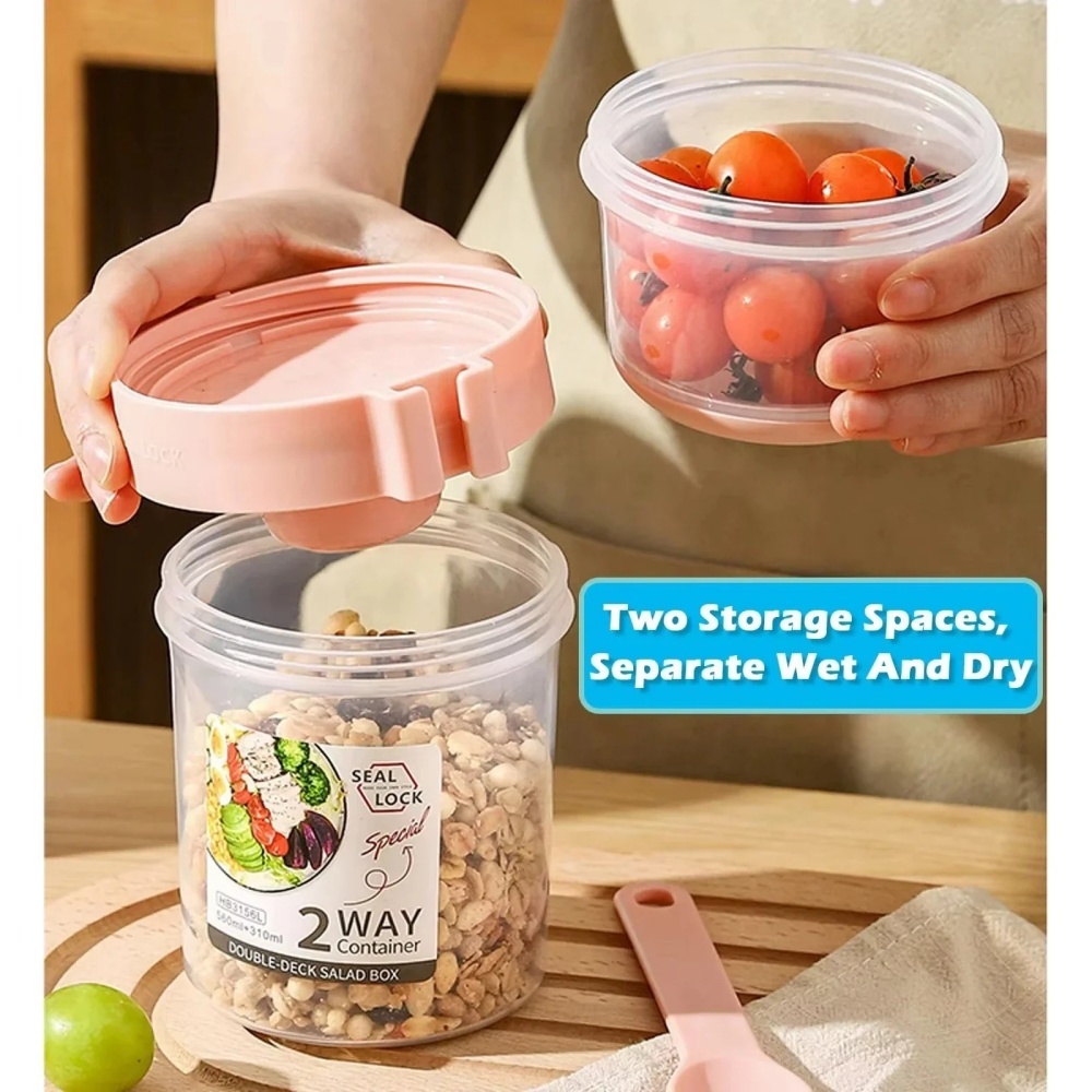 Portable Salad Cup Breakfast C - Meal Prep Oatmeal Jars review and price