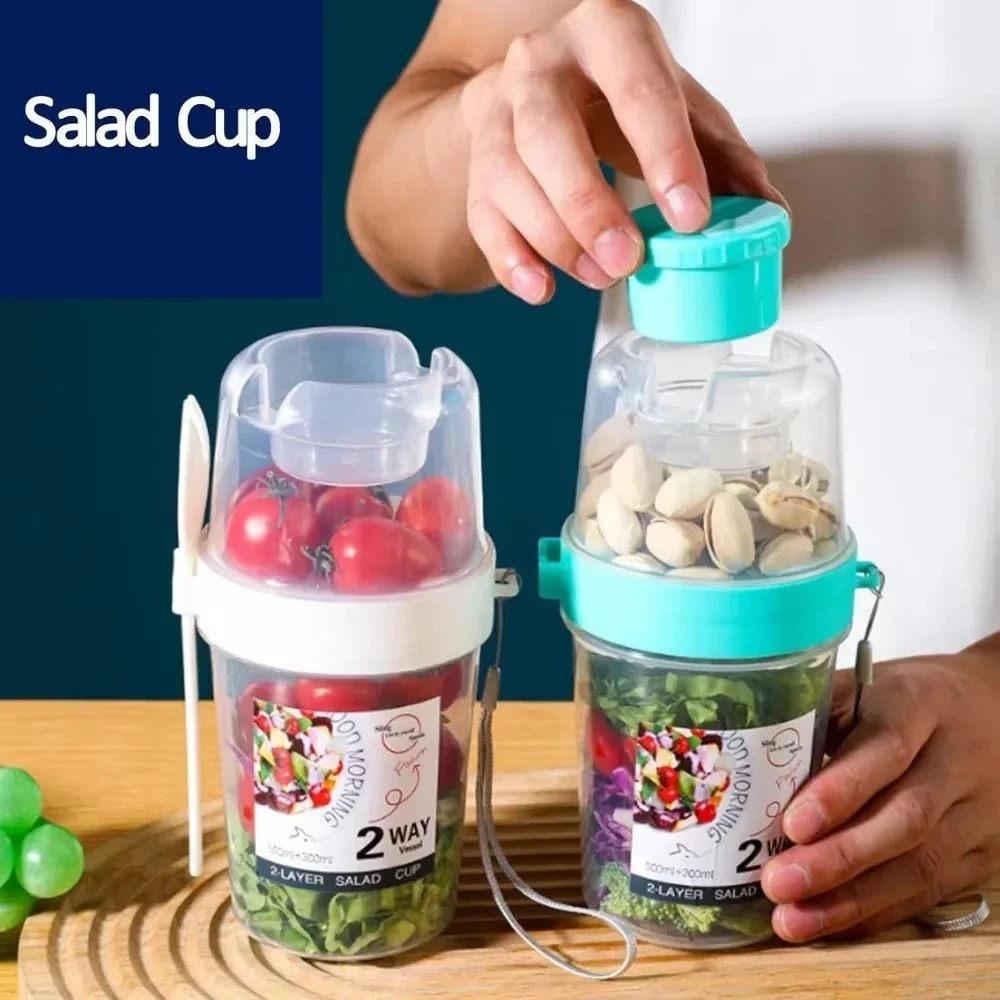 Portable Salad Cup Breakfast C - Meal Prep Oatmeal Jars review and price