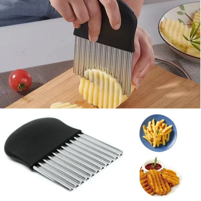 Stainless Steel Potato Chip Sl - Onion Holder Slicer review and price