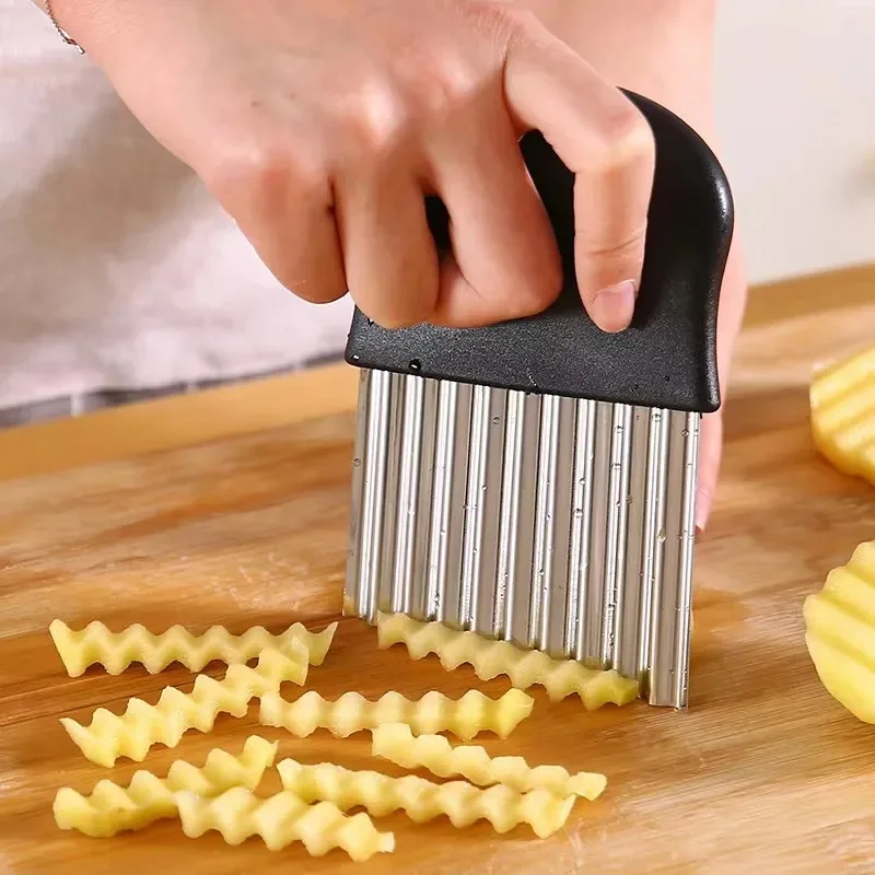 Stainless Steel Potato Chip Sl - Onion Holder Slicer review and price