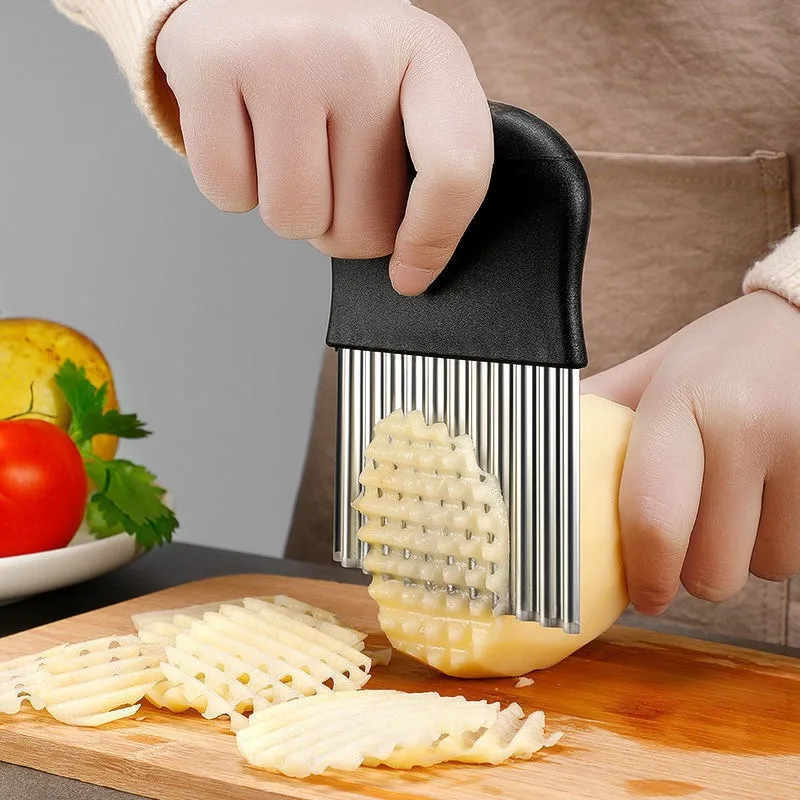 Stainless Steel Potato Chip Sl - Onion Holder Slicer review and price