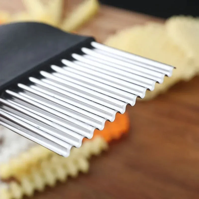 Stainless Steel Potato Chip Sl - Onion Holder Slicer review and price