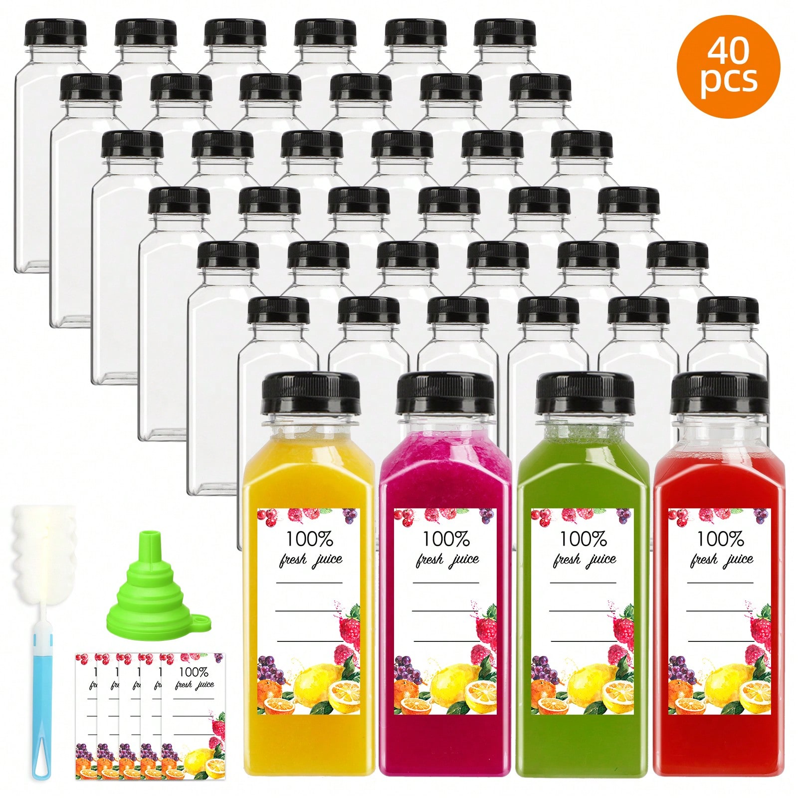 Plastic Juice Bottles Modern S - Meal Prep Smoothies review and price