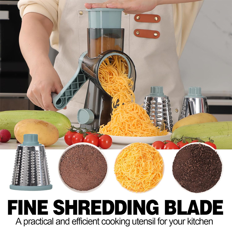 LMETJMA 3 in 1 Rotary Cheese G - Onion Holder Slicer review and price