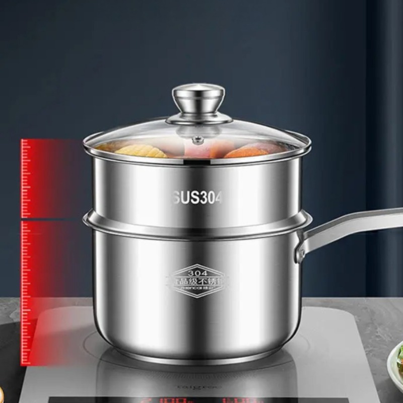 304 Stainless Steel Milk Pot:  - Meal Prep Noodles review and price