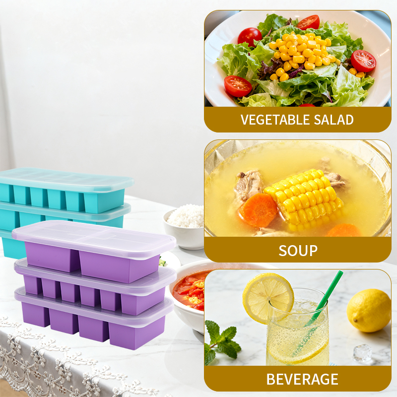 Silicone Freezer Trays with Li - Meal Prep Smoothies review and price