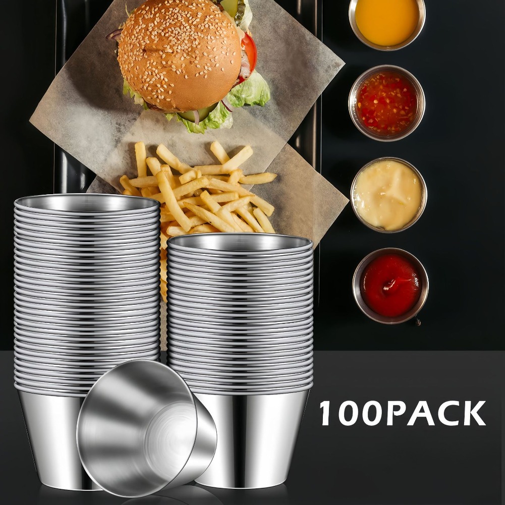 Mini Stainless Steel Sauce Cup - Sauce Dipping Cup review and price