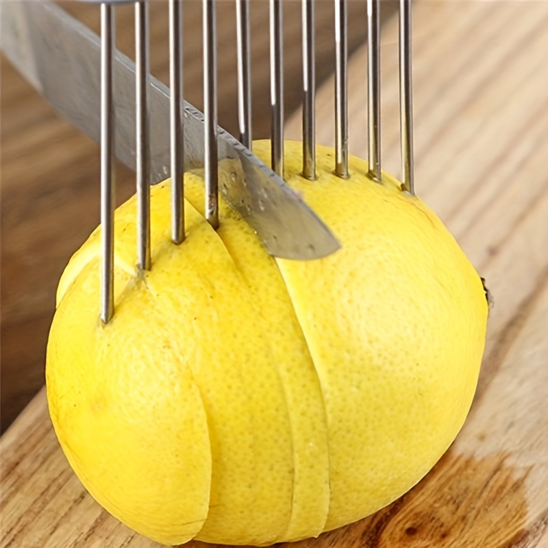 1/4PC Stainless Steel Onion Ne - Onion Holder Slicer review and price