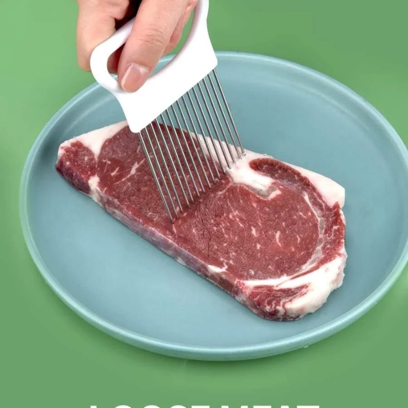 1pcs Onion Slicer Effortlessly - Onion Holder Slicer review and price