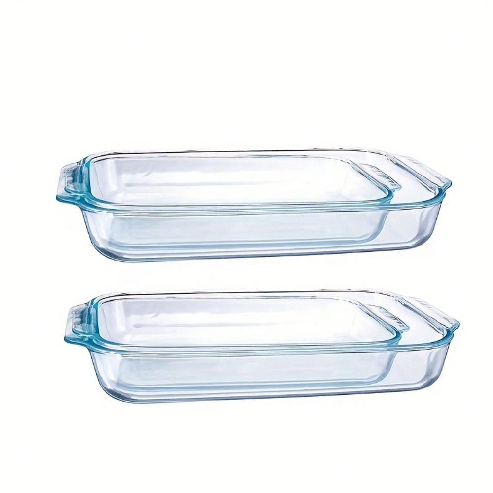 4-Piece Rectangular Deep Glass - Meal Prep Noodles review and price
