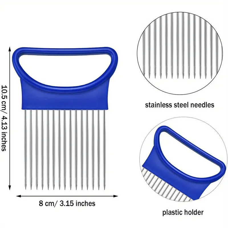 4-in-1 Kitchen Pin Magic Onion - Onion Holder Slicer review and price