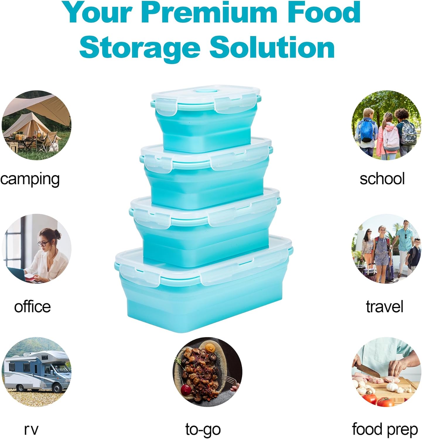Collapsible Food Storage Conta - Meal Prep Kit review and price