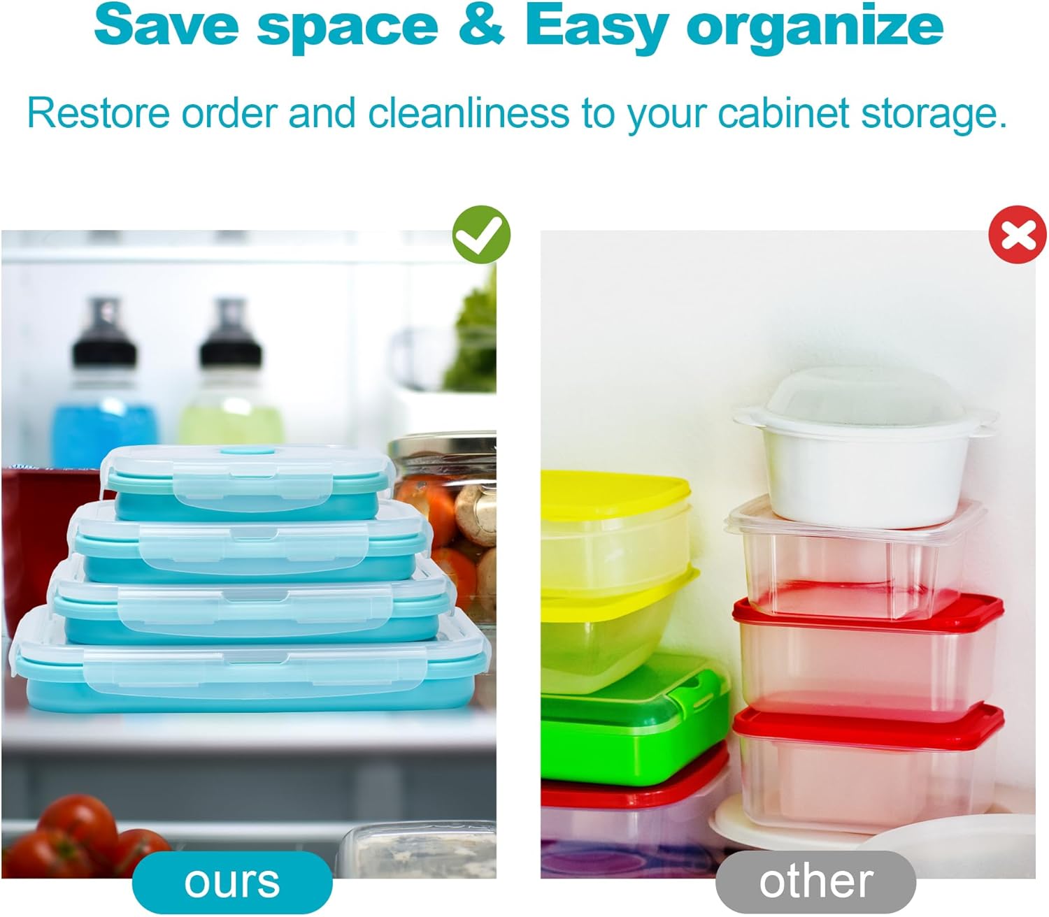Collapsible Food Storage Conta - Meal Prep Kit review and price