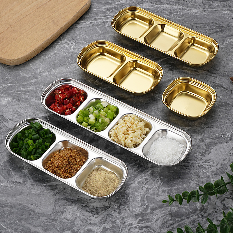 Stainless Steel Divided Dip Bo - Sauce Dipping Cup review and price