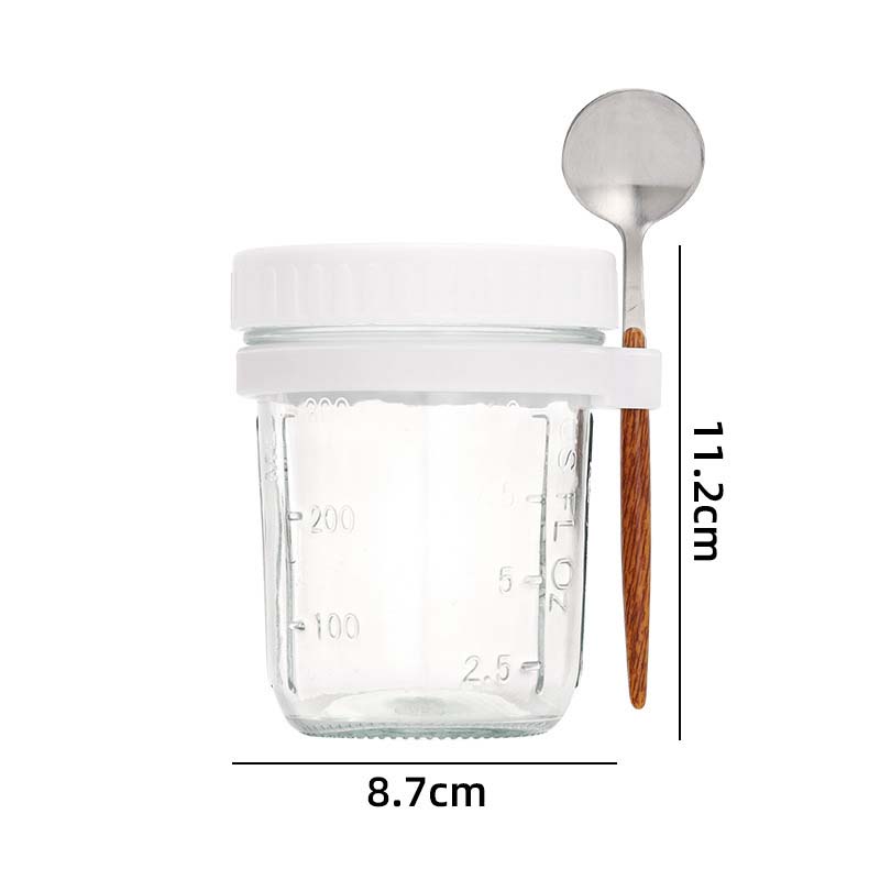Overnight Oats Container with  - Meal Prep Oatmeal Jars review and price