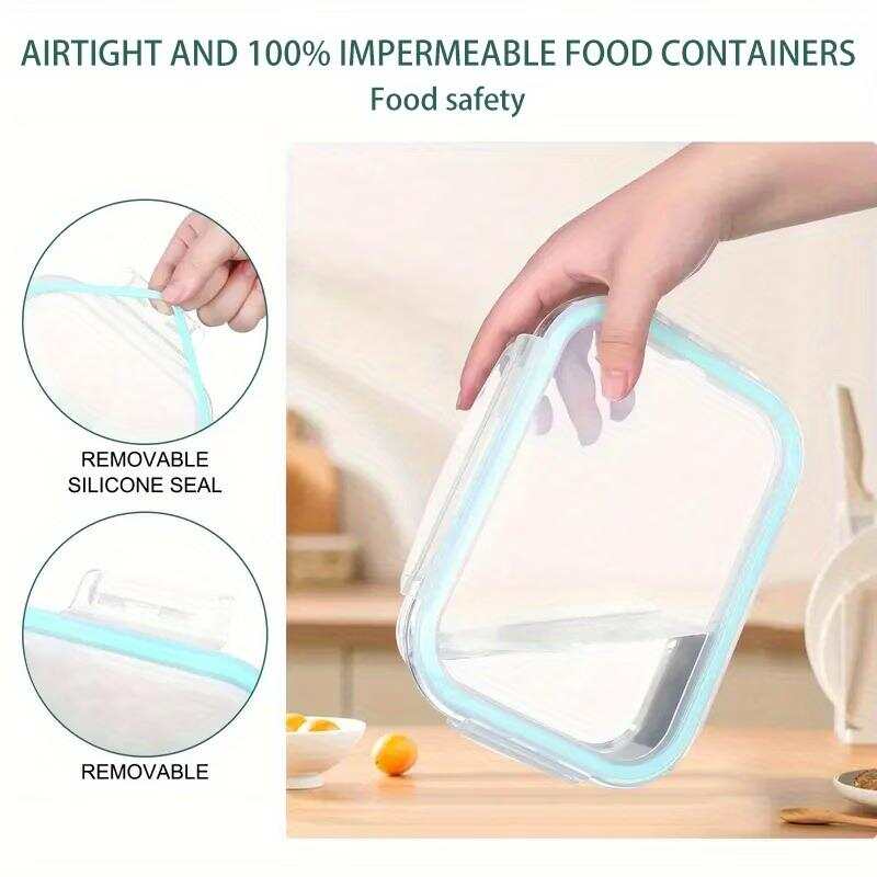 16pcs Sealed Glass Food Storag - Meal Prep Glass Containers With Lids review and price