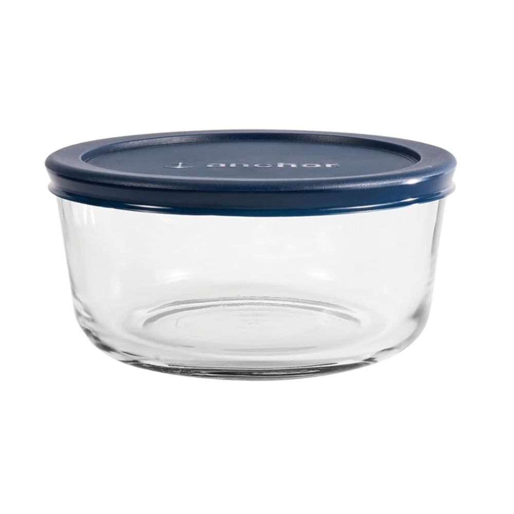 2 Pack Round Glass Food Storag - Meal Prep Glass Containers With Lids review and price