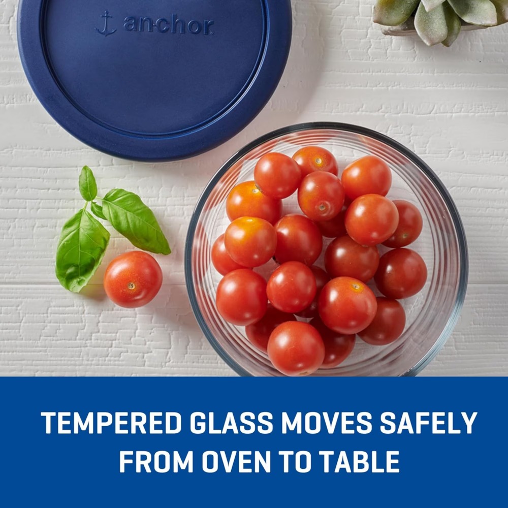 2 Pack Round Glass Food Storag - Meal Prep Glass Containers With Lids review and price