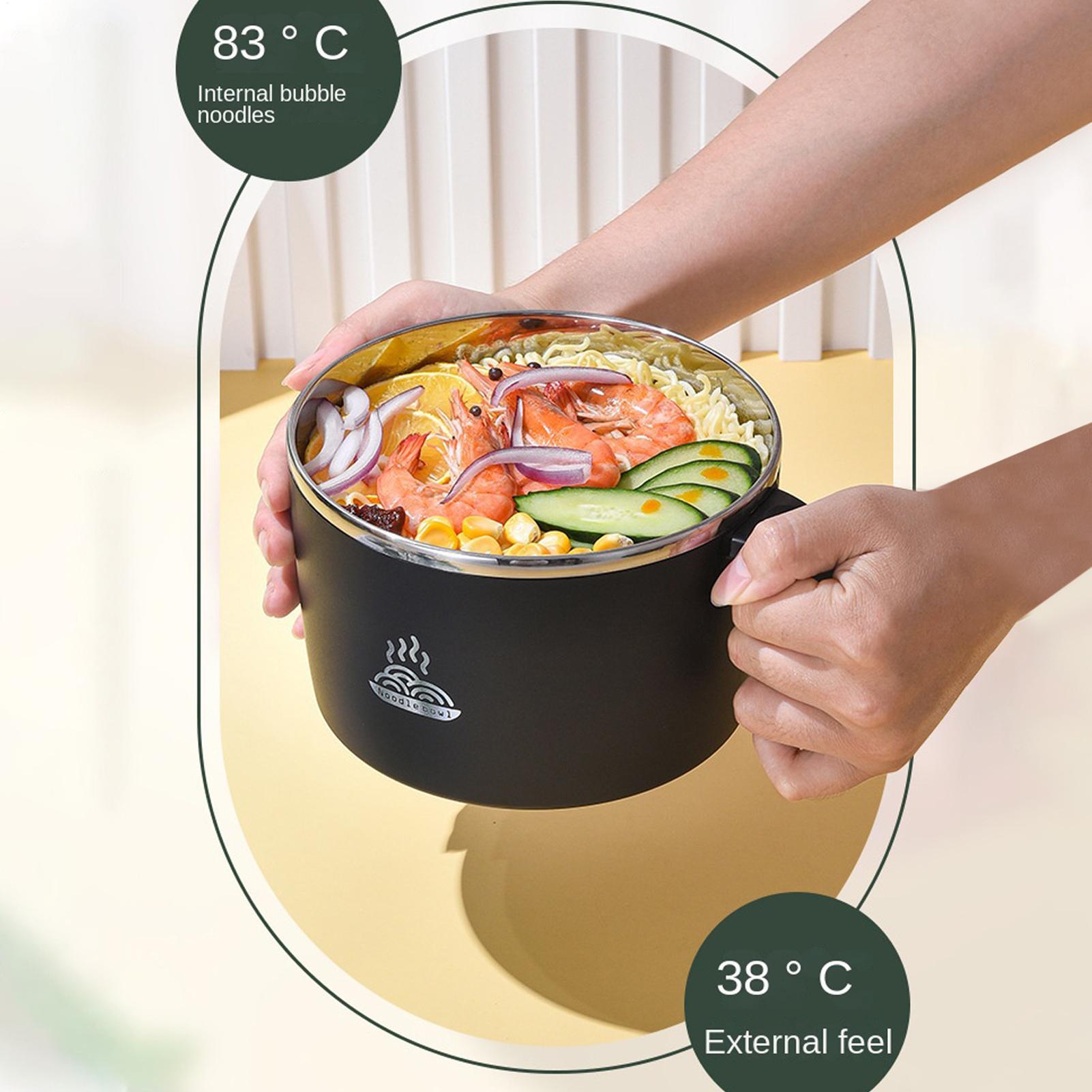 Noodle Soup Bowl Stainless Ste - Meal Prep Noodles review and price