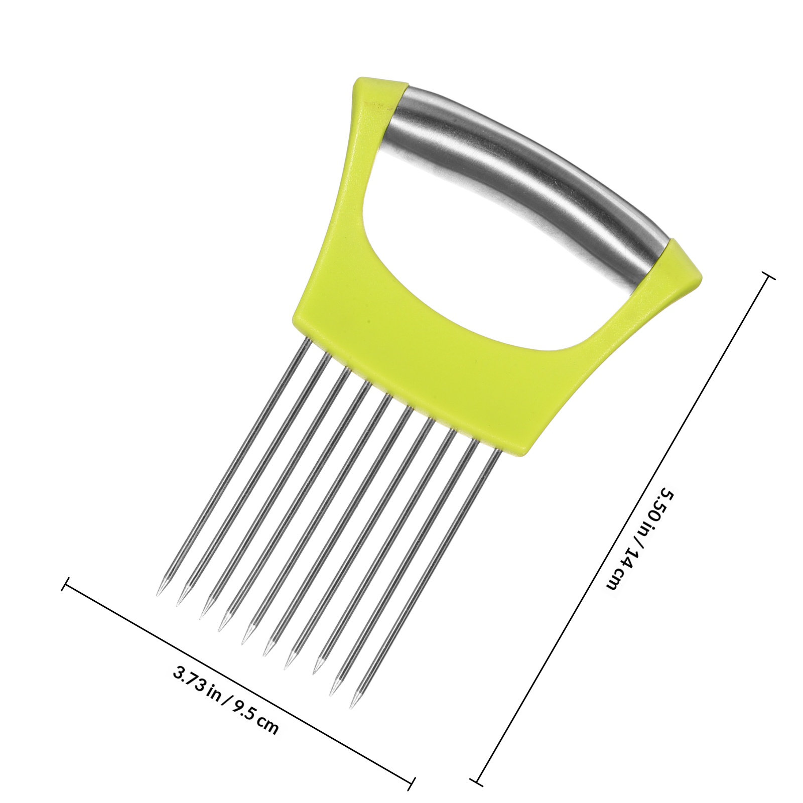 2Pcs Stainless Steel Onion Sli - Onion Holder Slicer review and price