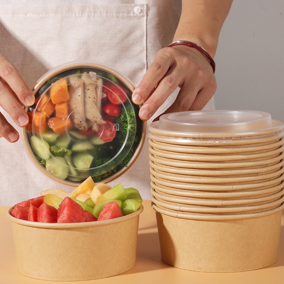 5/10/20PCS Kraft Paper Bowls w - Meal Prep Noodles review and price