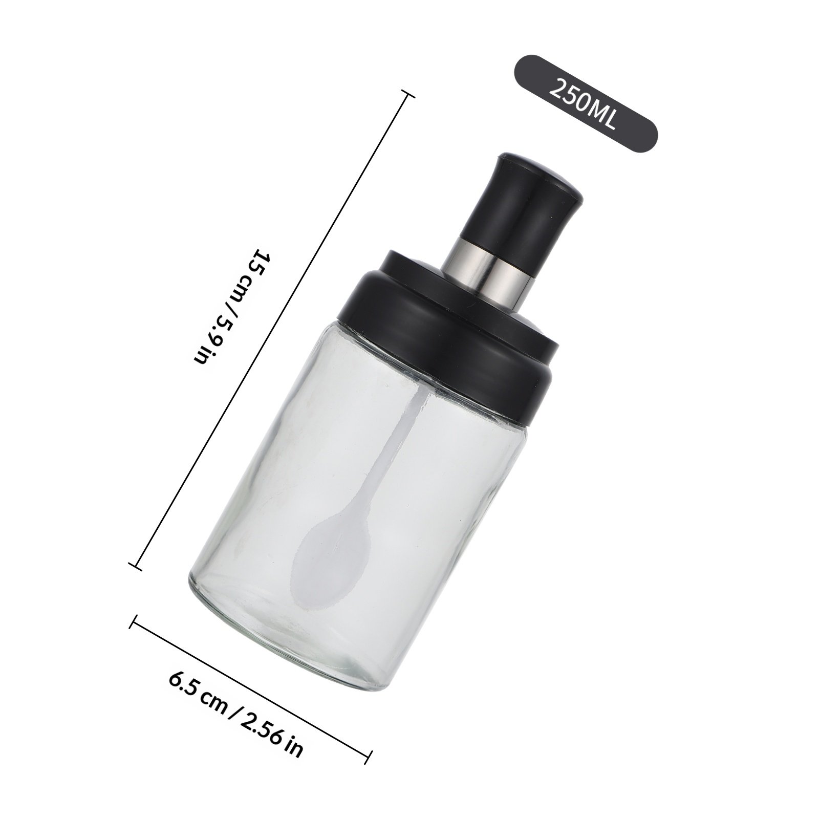 4Pcs Glass Spice Jar with Spoo - Meal Prep Glass Containers With Lids review and price