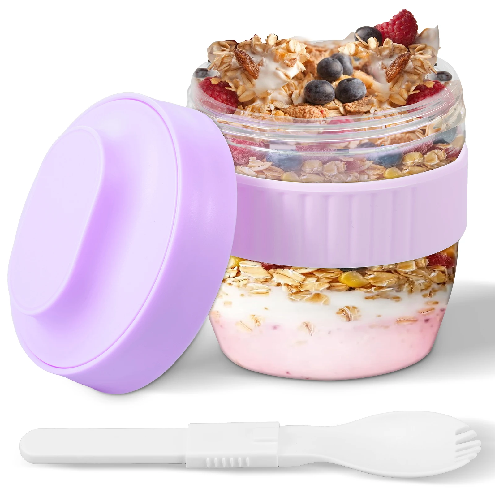 Double Layer Overnight Oats Co - Meal Prep Oatmeal Jars review and price