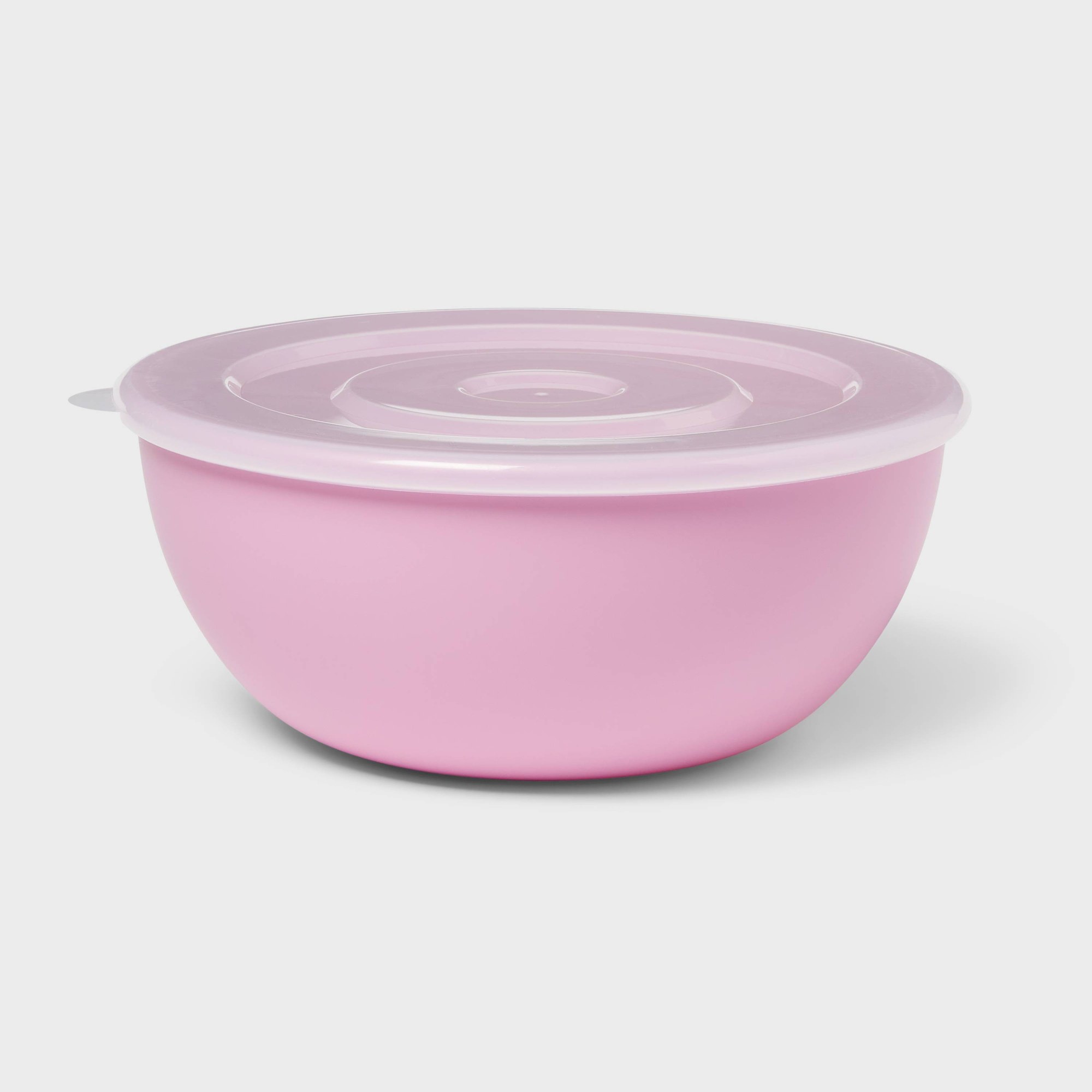 Pink Bowl With Matching Lid, D - Meal Prep Kitchen review and price